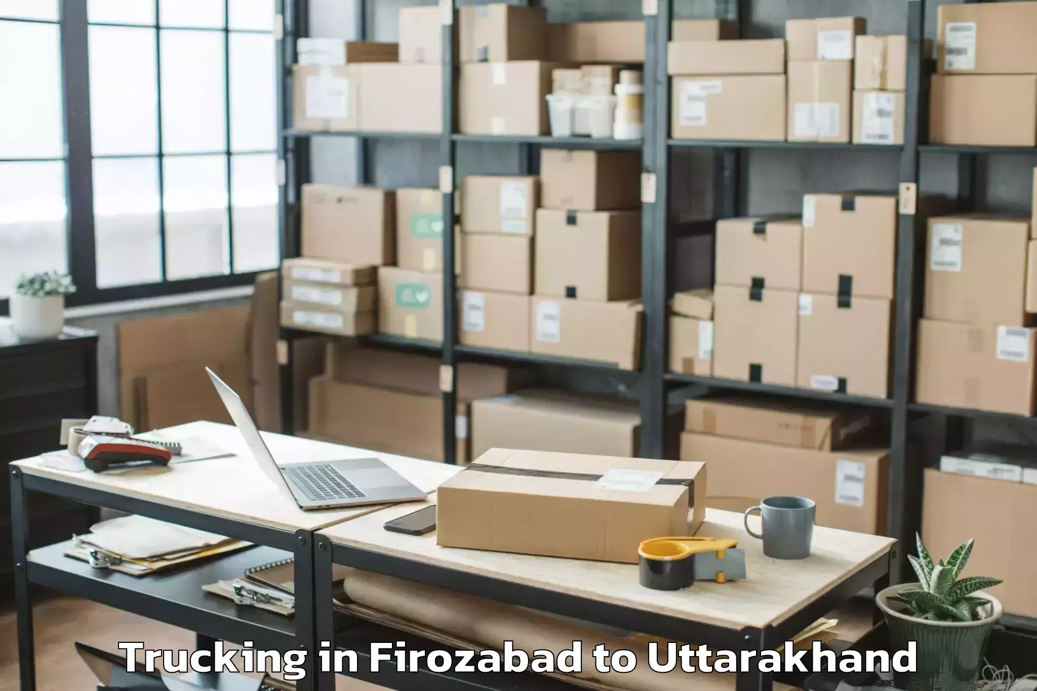 Reliable Firozabad to Dwarahat Trucking